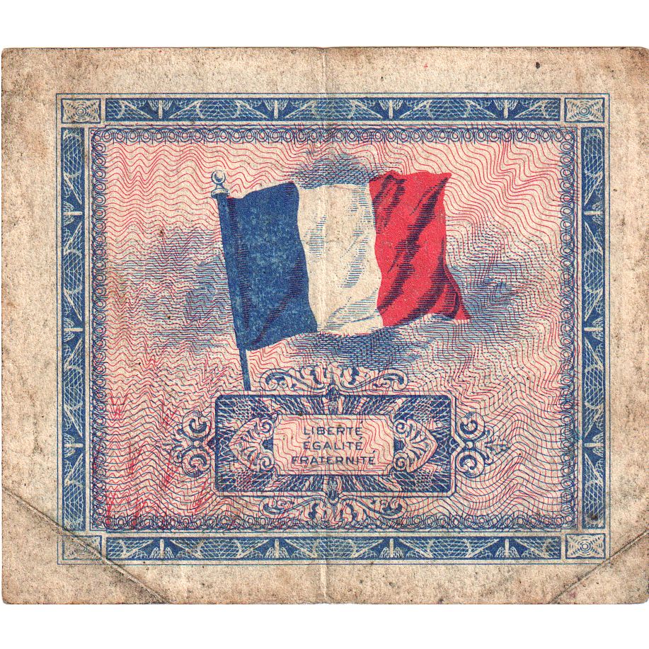 France, 10 Francs, Flag/France, 74870599, VF(20-25)
