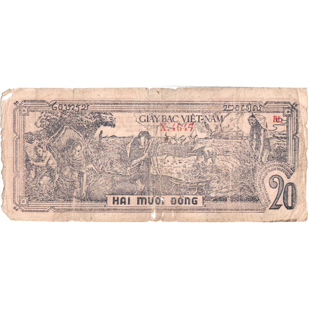 Vietnam, 20 D<ox>ng, VF(20-25)