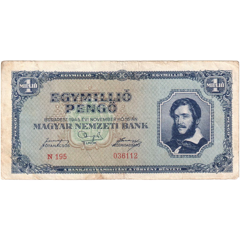 Hungría, 1,000,000 Pengö, 1945-11-16, BC