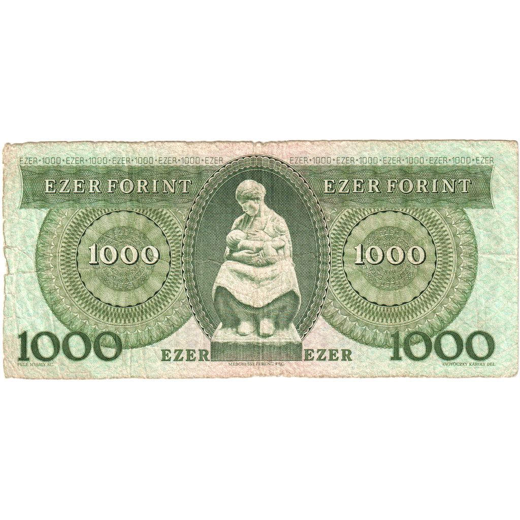 Hungary, 1000 Forint, 1996-01-15, VF(30-35)
