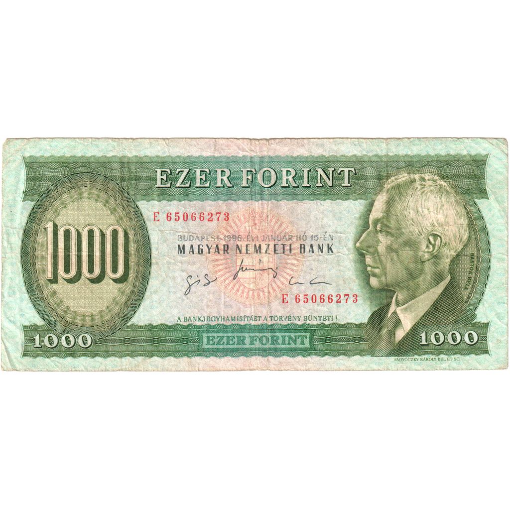 Hongrie, 1000 Forint, 1996-01-15, TB+