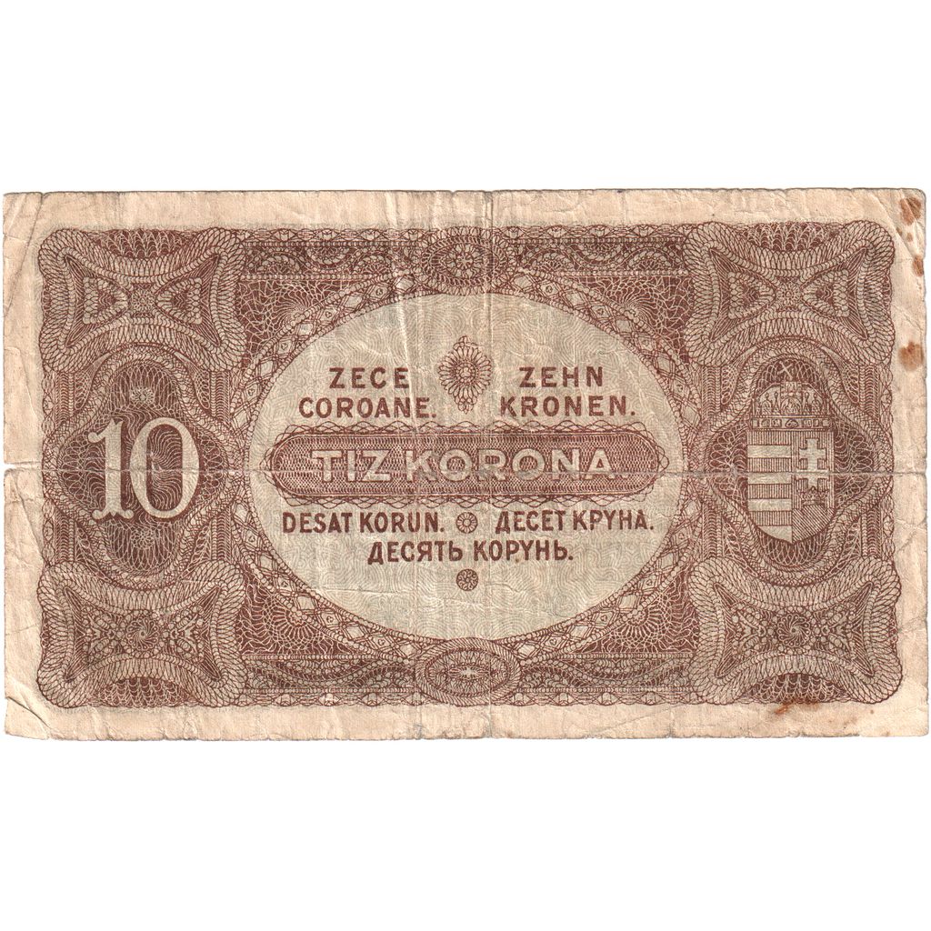 Hungary, 10 Korona, 1920-01-01, VF(20-25)
