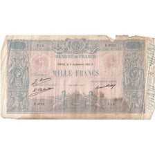 Francja, 1000 Francs, Bleu et Rose, 1926-09-08, F.2731, VF(20-25)