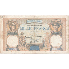 France, 1000 Francs, Cérès et Mercure, 1940-02-08, X.8770, VF(30-35)