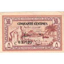 Túnez, 50 Centimes, 1943-07-15, EBC