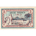 Tunisia, 2 Francs, 1943, 1943-07-15, KM:56, BB