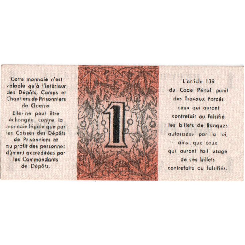 Frankrijk, 1 Franc, NIEUW