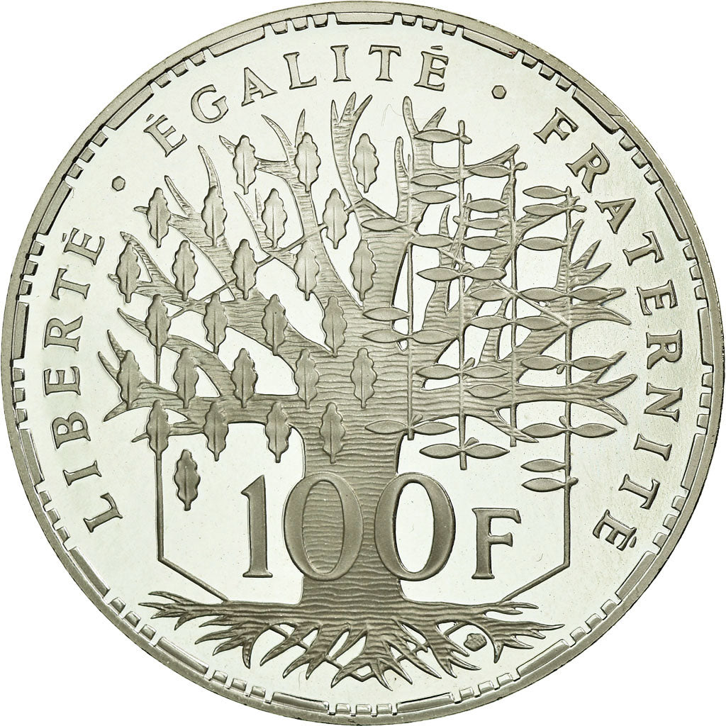 Coin, France, 100 Francs, 2001, MS(65-70), Silver, Gadoury:898a