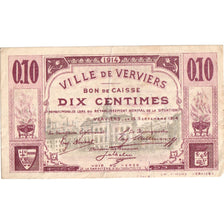 Belgien, 10 Centimes, VILLE DE VERVIERS, SS