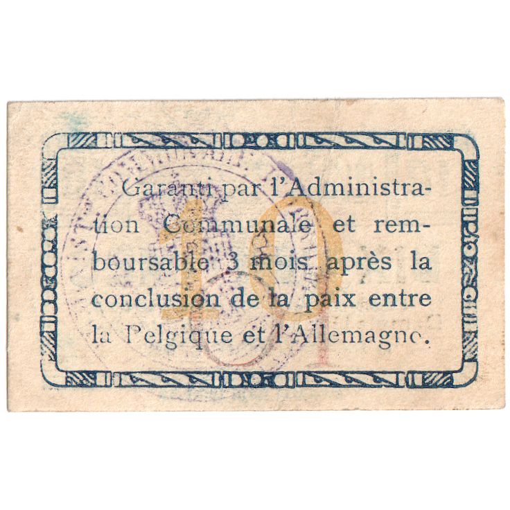 Belgien, 10 Centimes, ORROIR, S