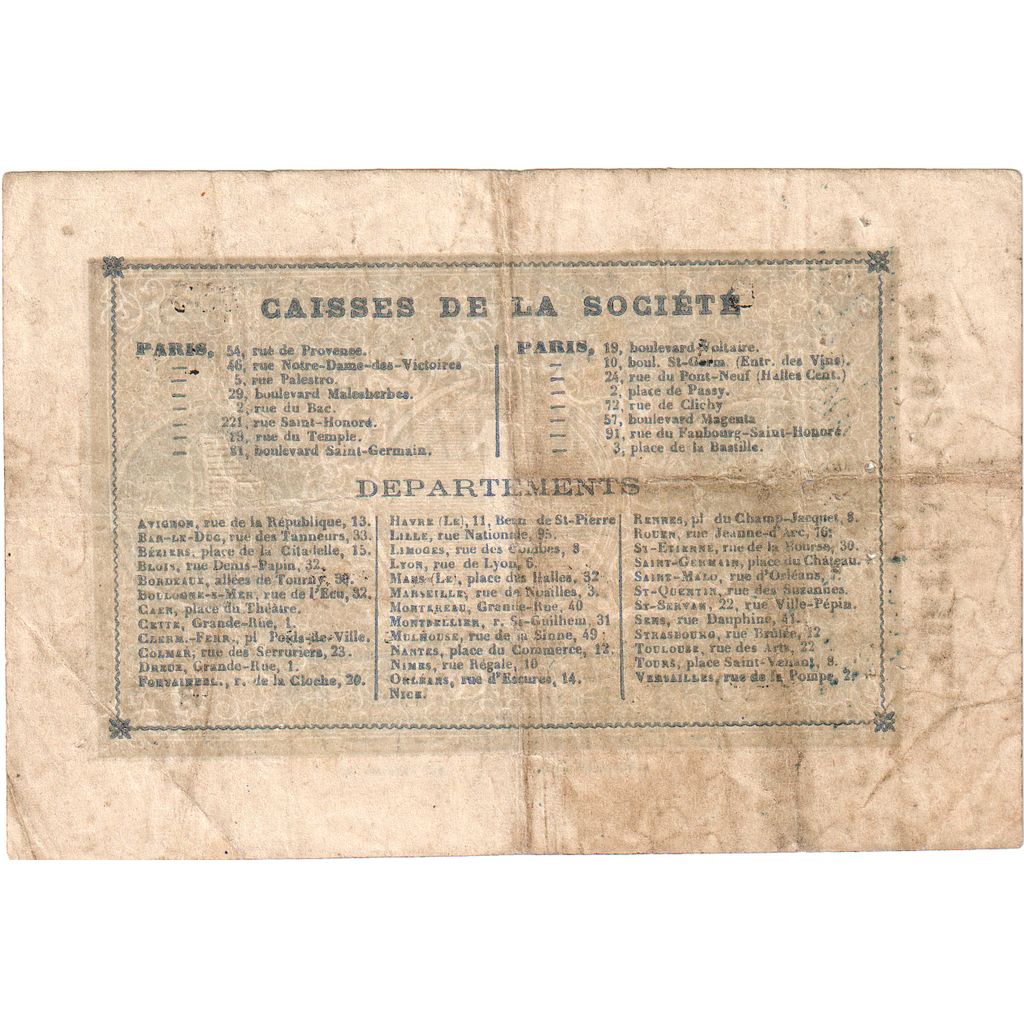 Frankreich, Paris, 1 Franc, 1871-11-18, S+