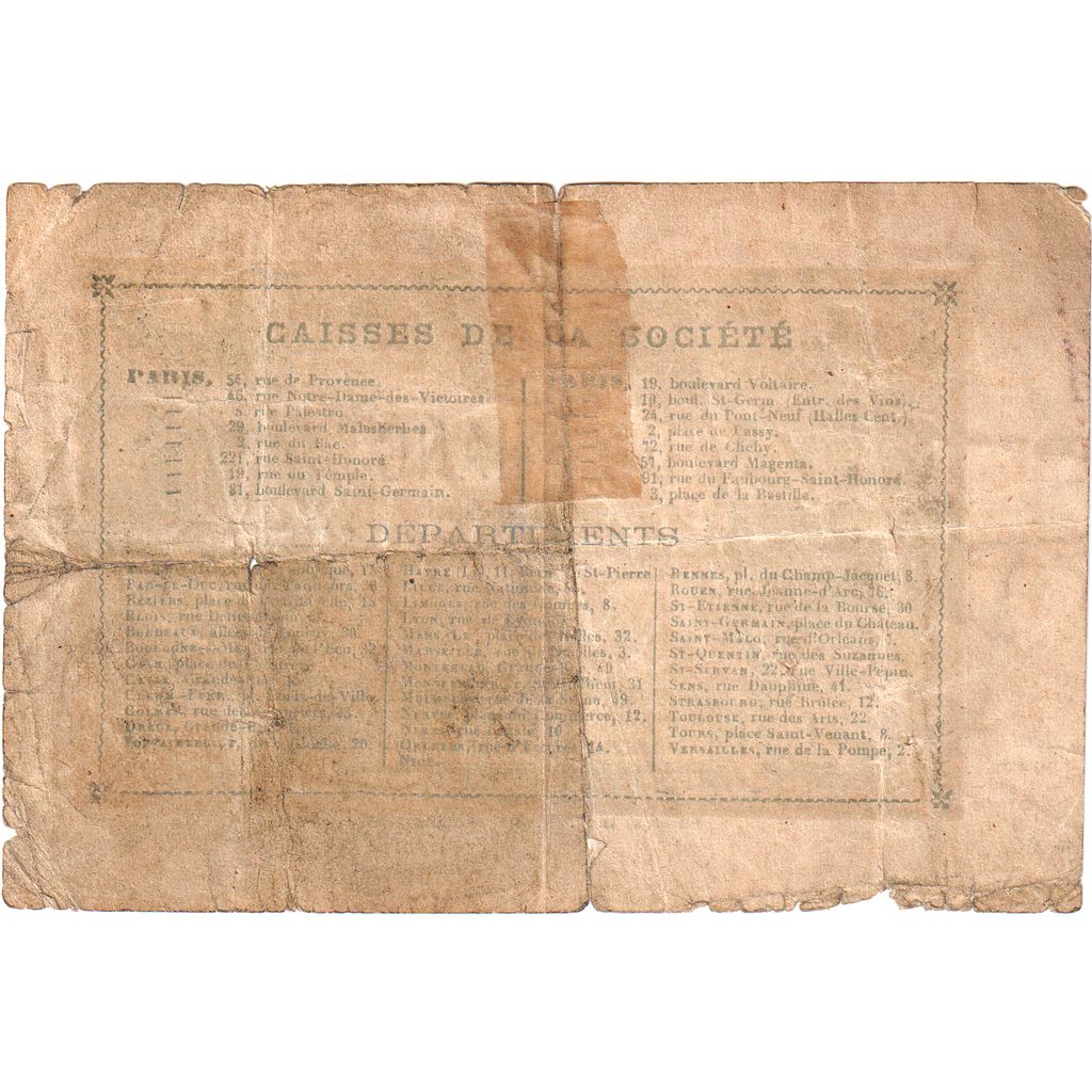 Francia, Paris, 1 Franc, 1871-11-18, BC