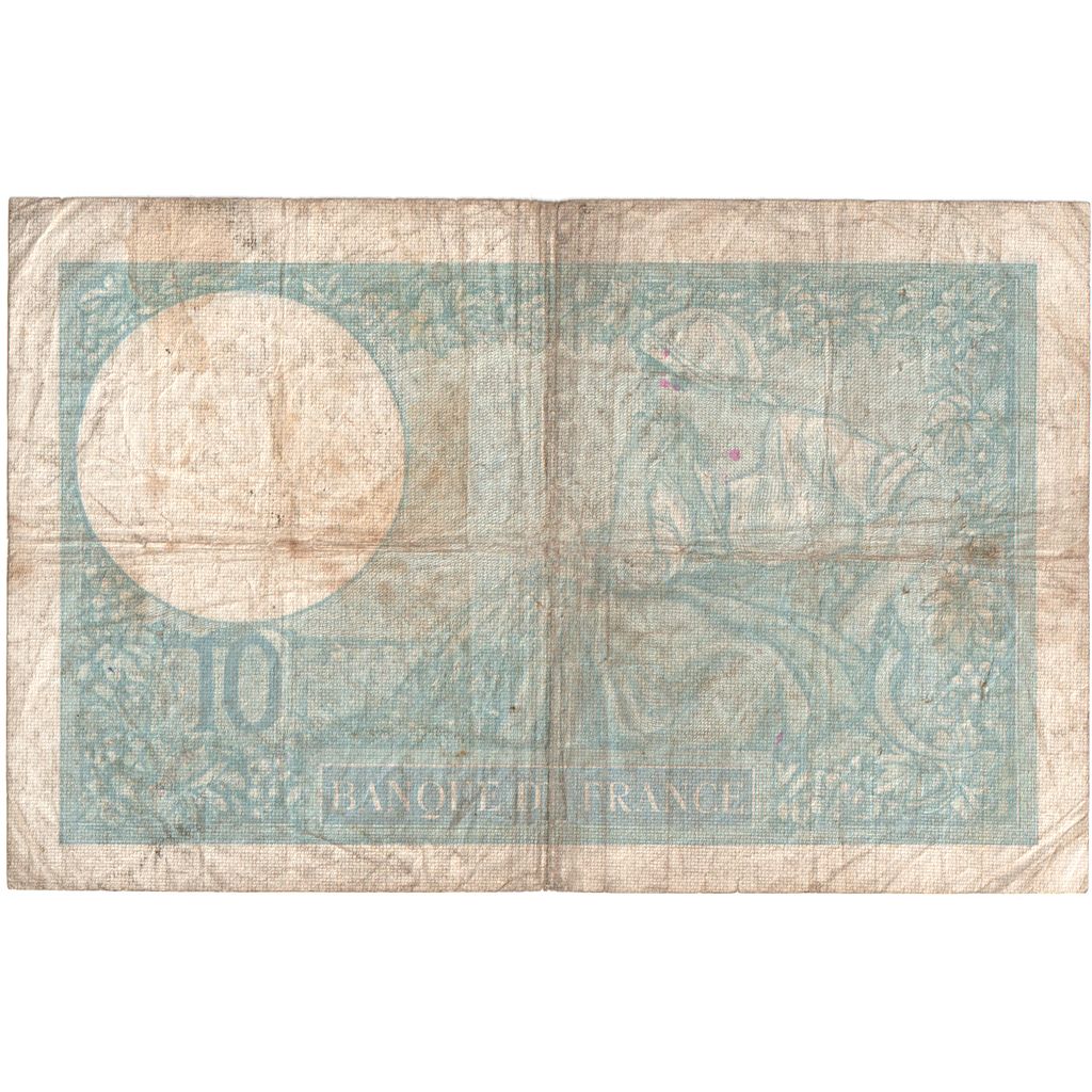 France, 10 Francs, Minerve, 1941-01-02, D.82641, VF(20-25)