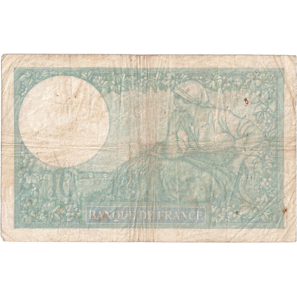 Francia, 10 Francs, Minerve, 1939-11-02, G.76169, MB