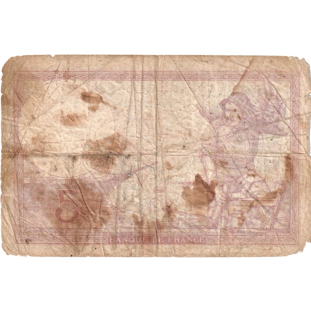 Francia, 5 Francs, Violet, 1939-09-28, T.63574, BC