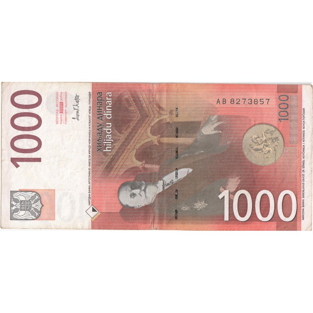 Iugoslavia, 1000 Dinara, BB