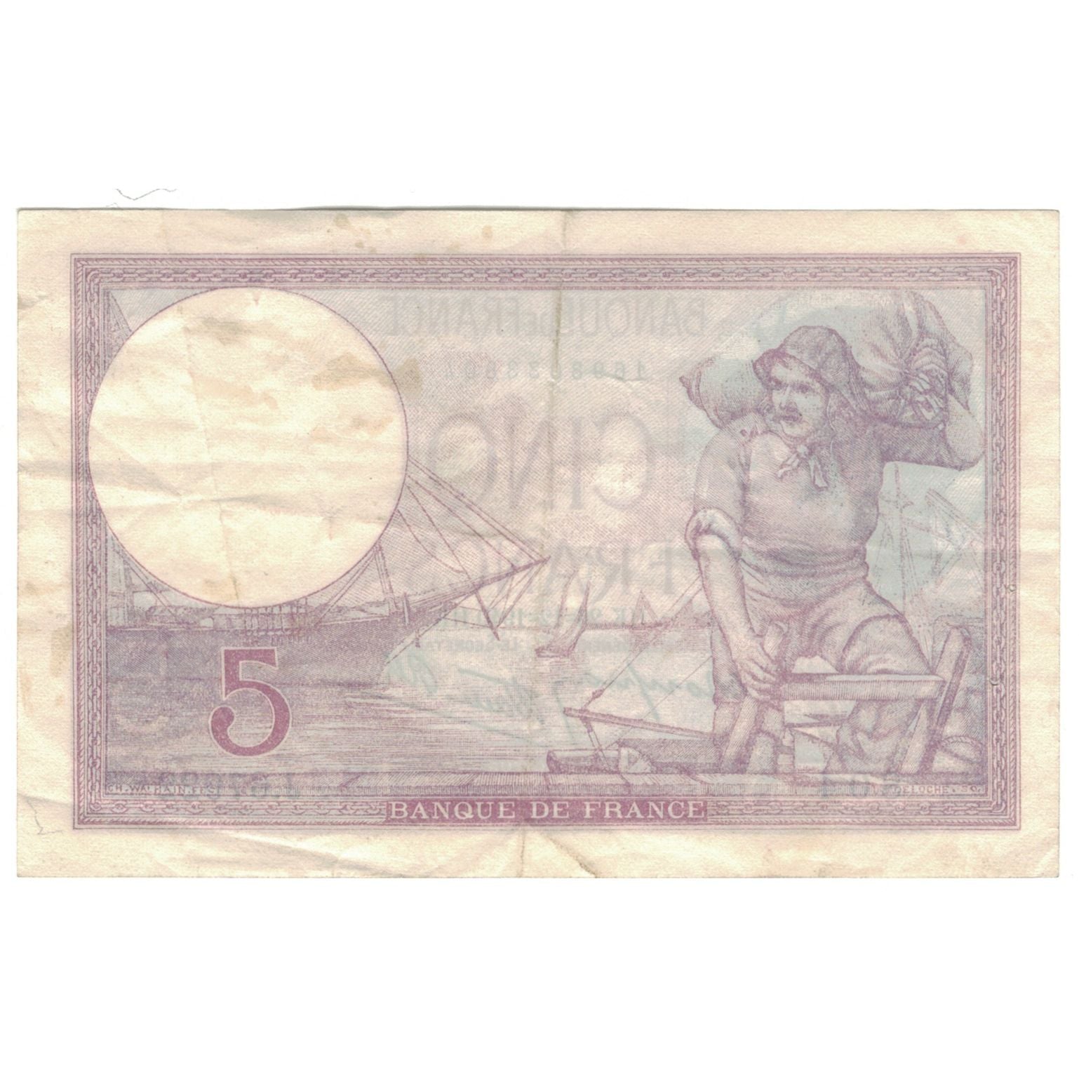 Frankreich, 5 Francs, 1940, J.67922, SS+, Fayette:4.18, KM:83