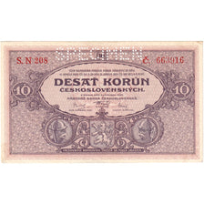 Banknote, Czechoslovakia, 10 Korun, 1927, 1927-01-02, UNC(63)