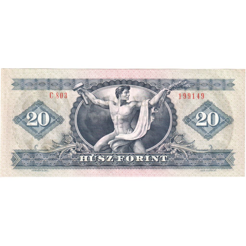 Hongrie, 20 Forint, 1975-10-28, NEUF