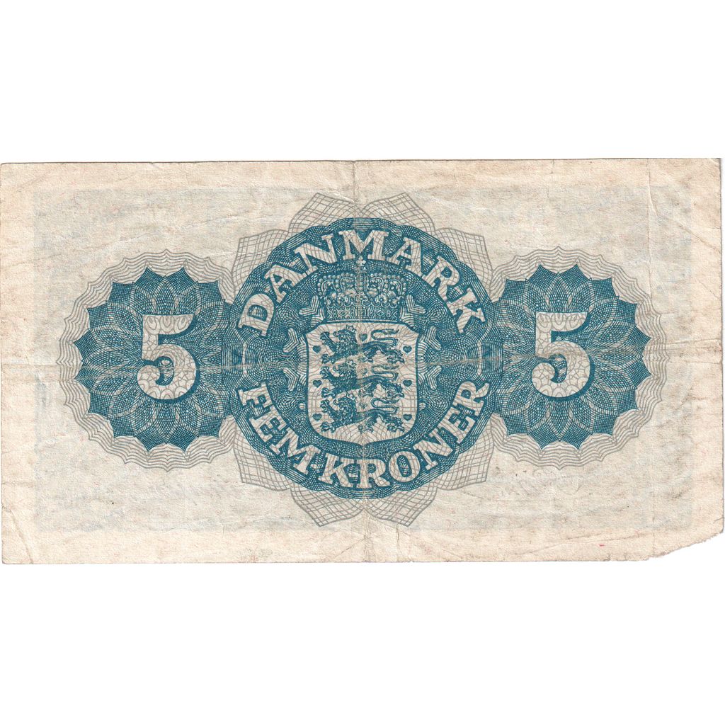Dinamarca, 5 Kroner, VF(30-35)