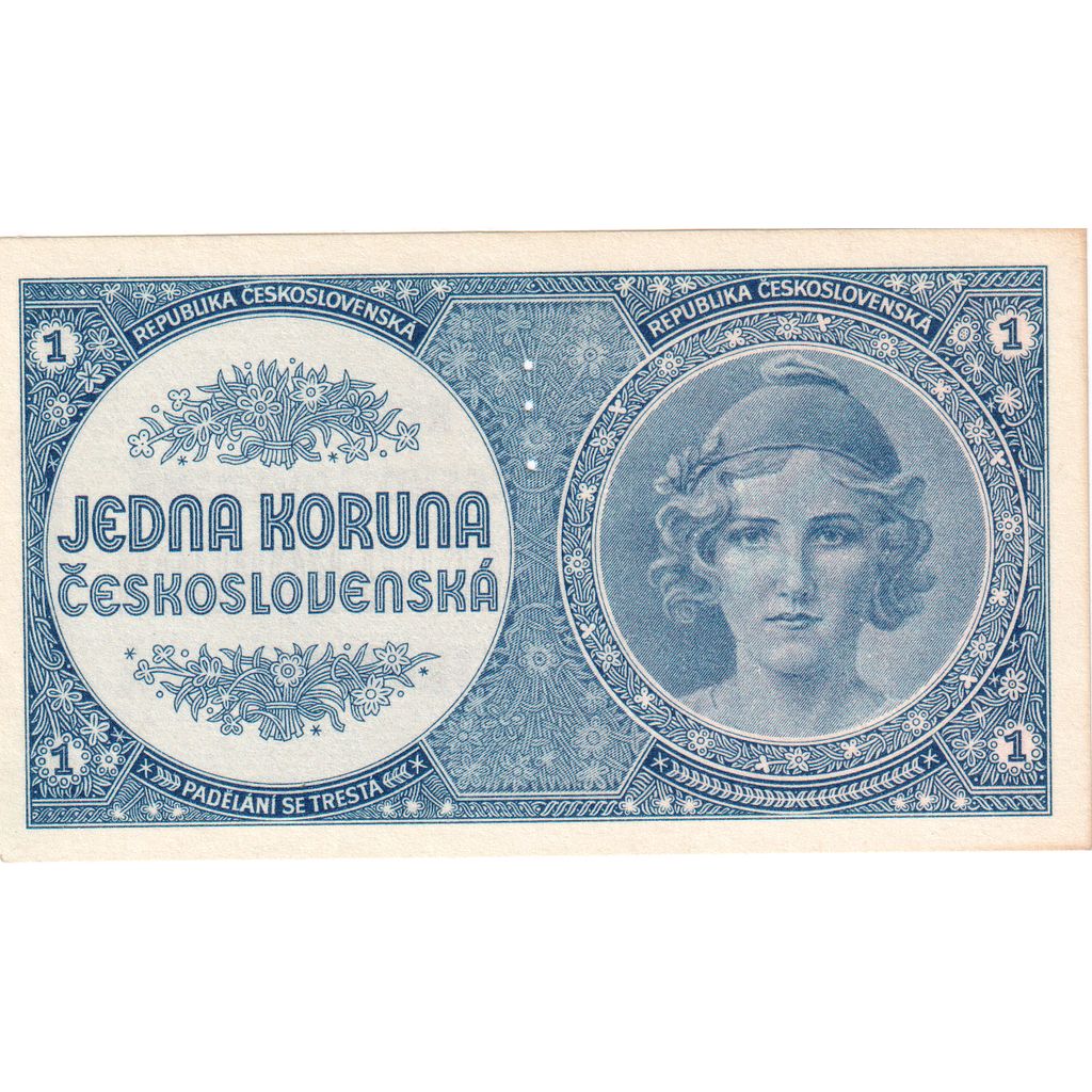 Cecoslovacchia, 1 Koruna, SPL-