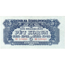 Czechoslovakia, 5 Korun, AU(55-58)