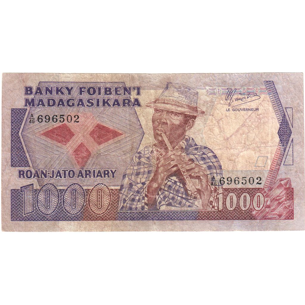 Madagascar, 1000 Francs, S