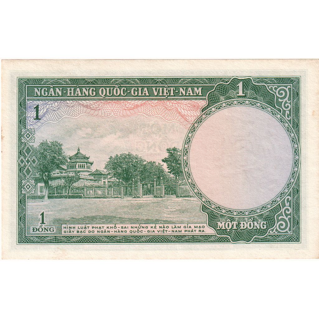 South Viet Nam, 1 D<ox>ng, 1956, AU(55-58)