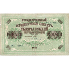Russia, 1000 Rubles, 1917-03-09, EF(40-45)