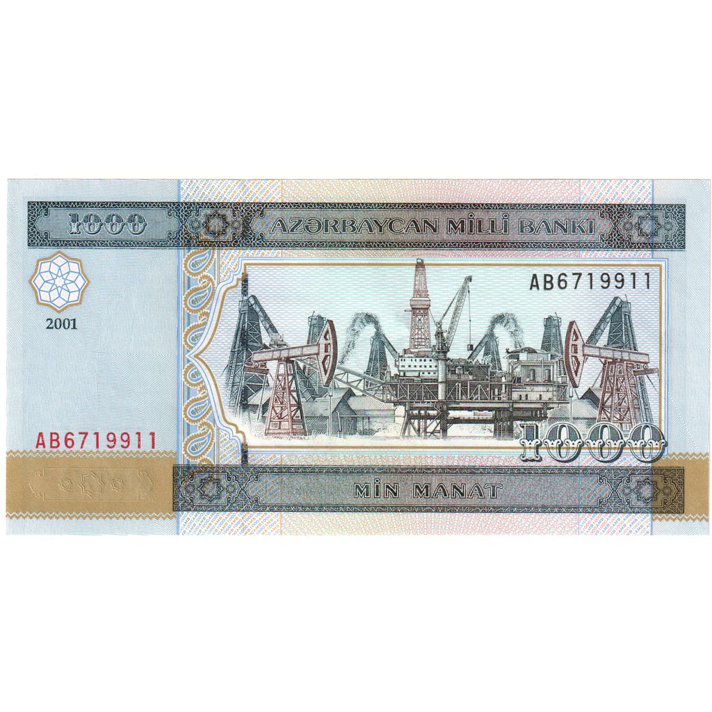 Azerbaijão, 1000 Manat, UNC(65-70)