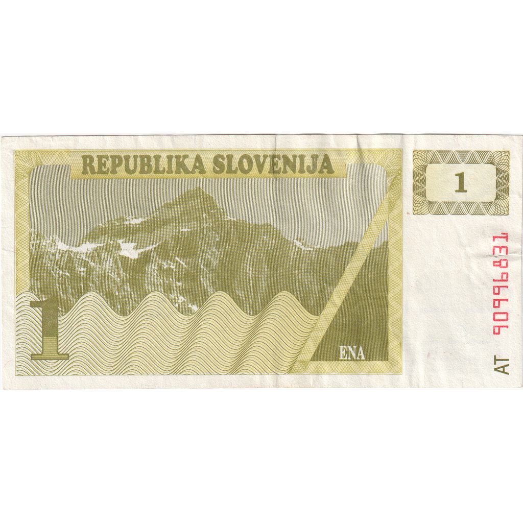 Slovenia, 1 Tolar, SPL-