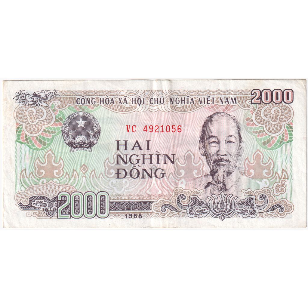 Vietnam, 2000 Dông, 1988, BB