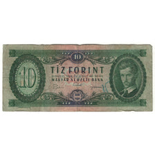 Banknote, Hungary, 10 Forint, 1969, 1969-06-30, KM:168b, VG(8-10)