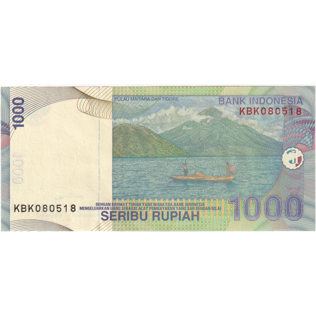 Nota, Indonésia, 1000 Rupiah, 2000, 2000, KM:141i, UNC(65-70)