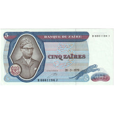 Zaire, 5 Zaïres, UNC(65-70)