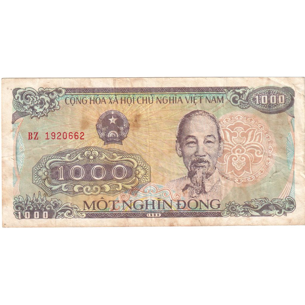 Vietname, 1000 D<ox>ng, 1988, VF(30-35)