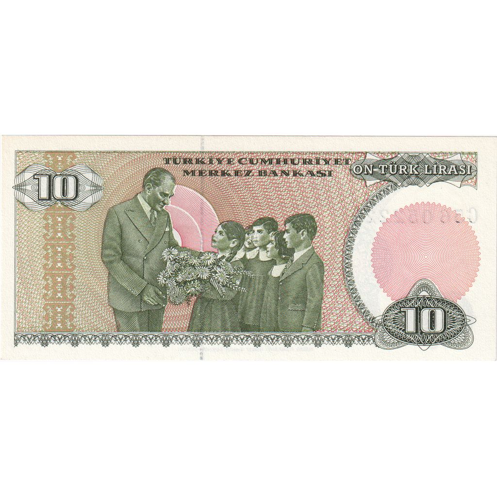 Turquia, 10 Lira, UNC(63)