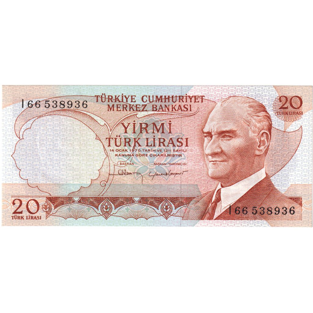 Turkije, 20 Lira, SPL