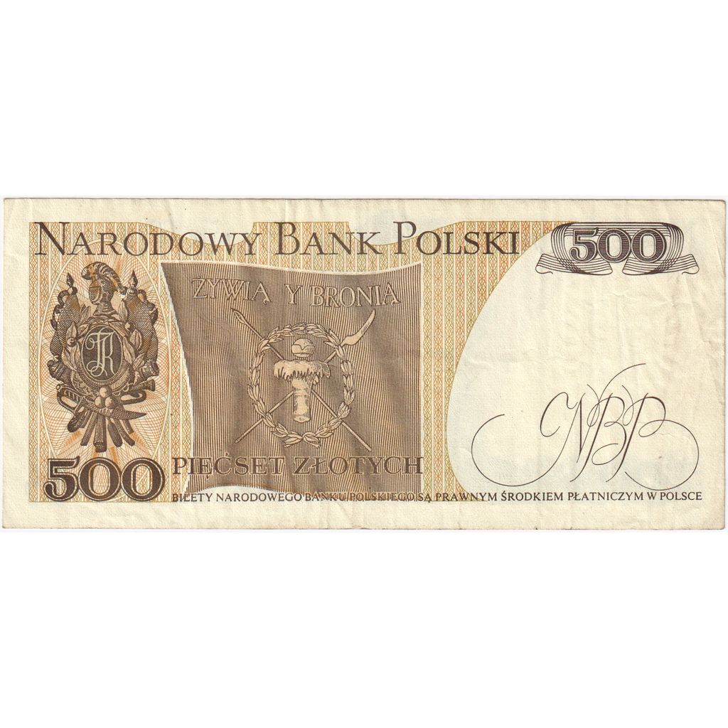 Pologne, 500 Zlotych, 1982-06-01, TTB