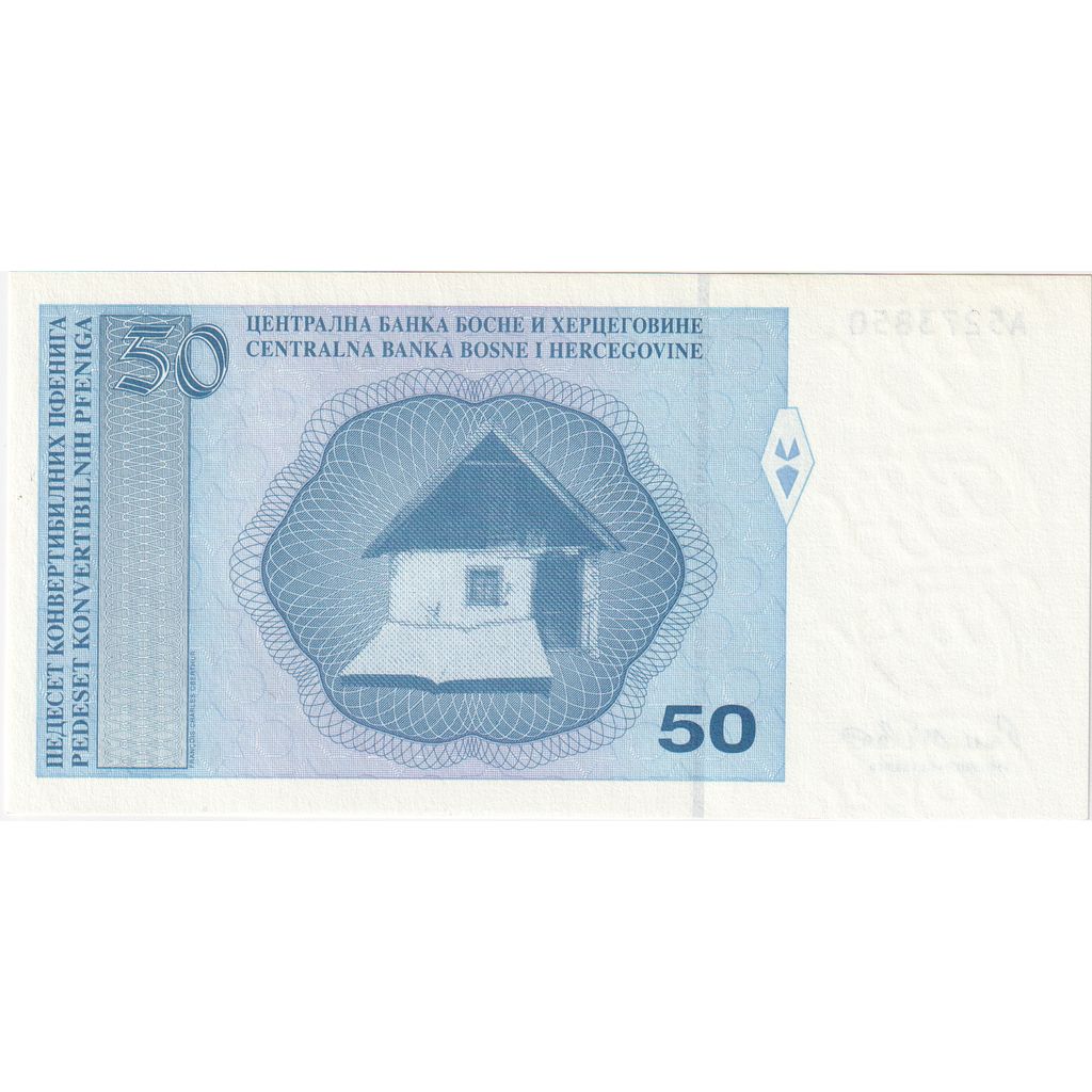 Bosnia - Herzegovina, 50 Convertible Pfeniga, UNC(65-70)