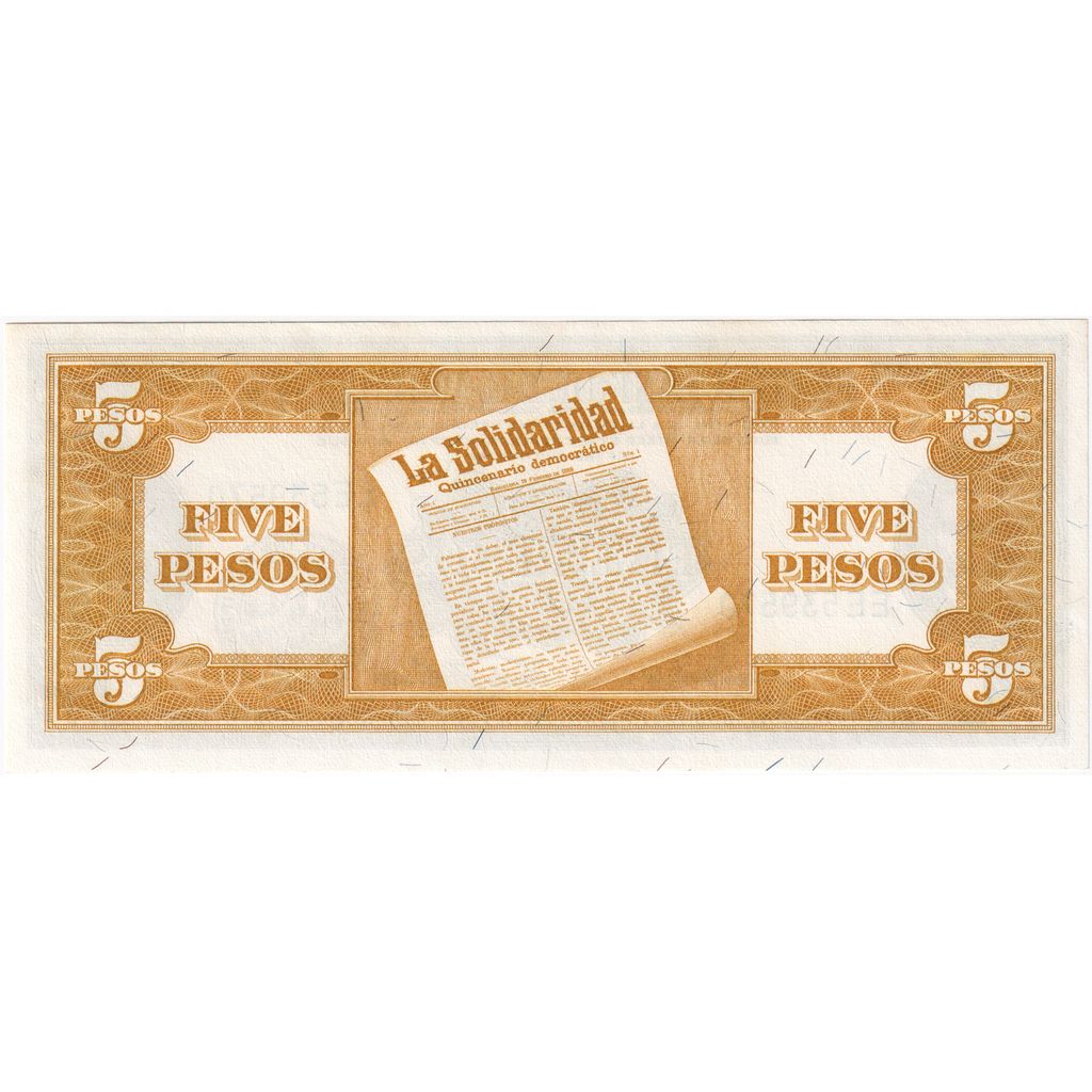 Philippines, 5 Pesos, UNC(63)