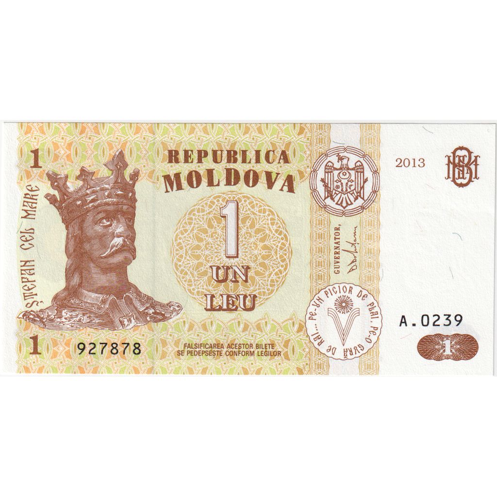 Moldavie, 1 Leu, NEUF
