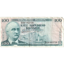 Iceland, 100 Kronur, 1961-03-29, VF(30-35)
