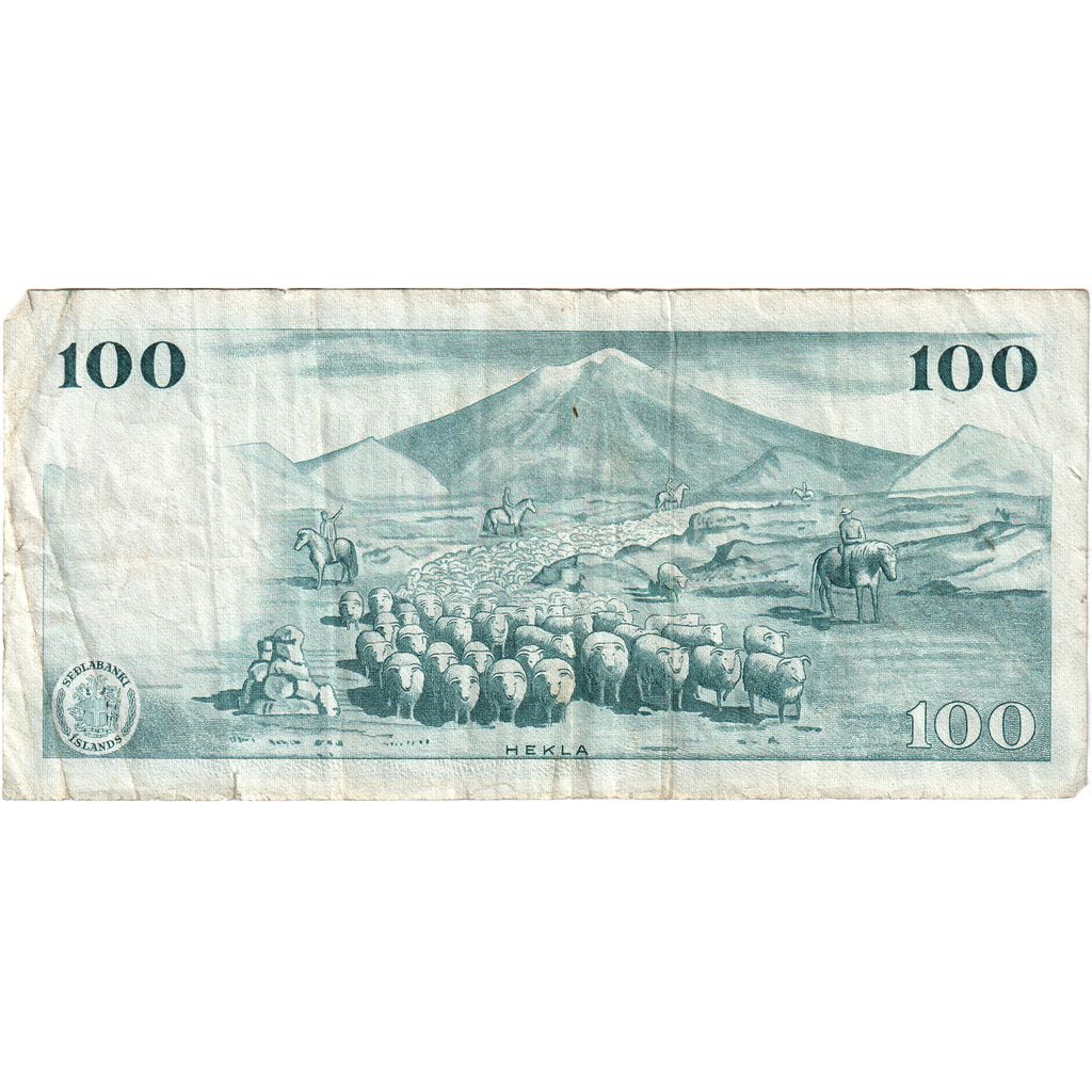 Iceland, 100 Kronur, 1961-03-29, VF(30-35)