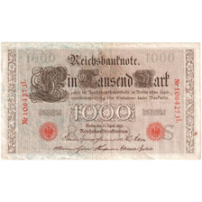 Alemanha, 1000 Mark, 1910-04-21, EF(40-45)