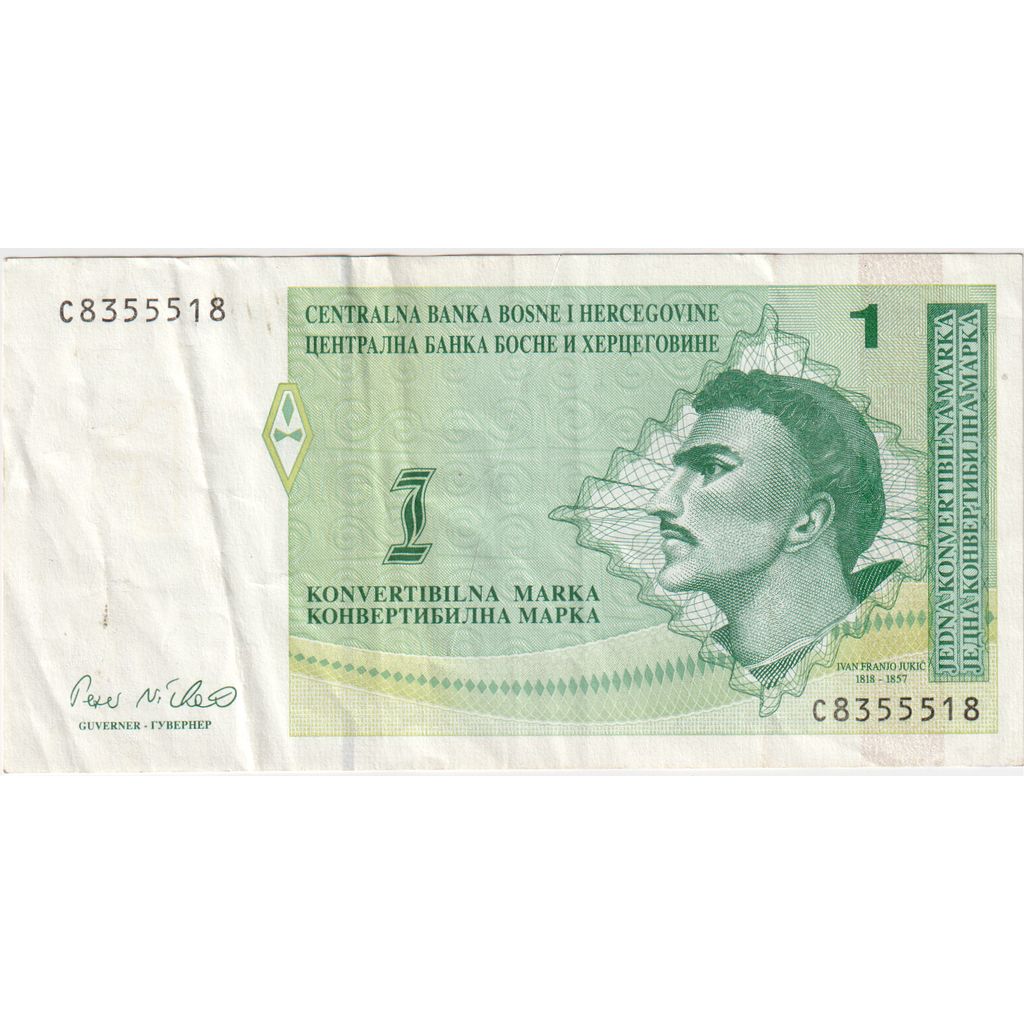Bosnia - Herzegovina, 1 Convertible Marka, EF(40-45)