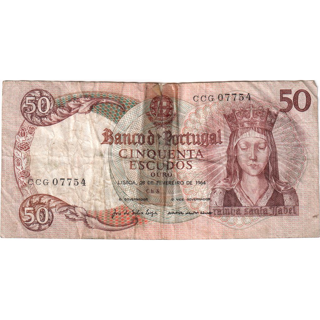 Portugal, 50 Escudos, 1964-02-28, BC