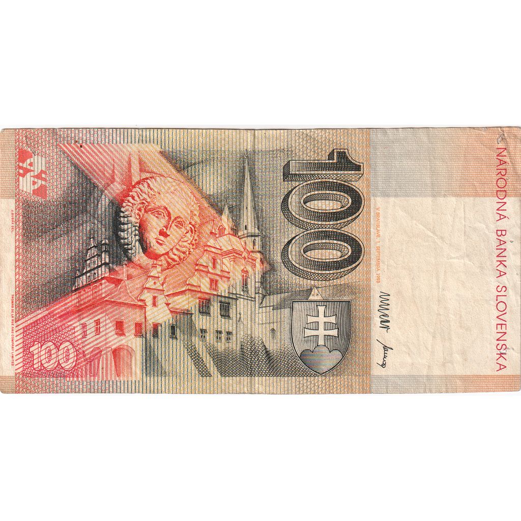 Slowakei, 100 Korun, 1993-09-01, SS