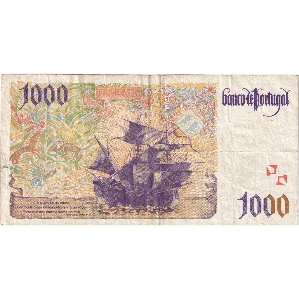 Banconote, Portogallo, 1000 Escudos, 1998, 1998-05-21, KM:188c, BB