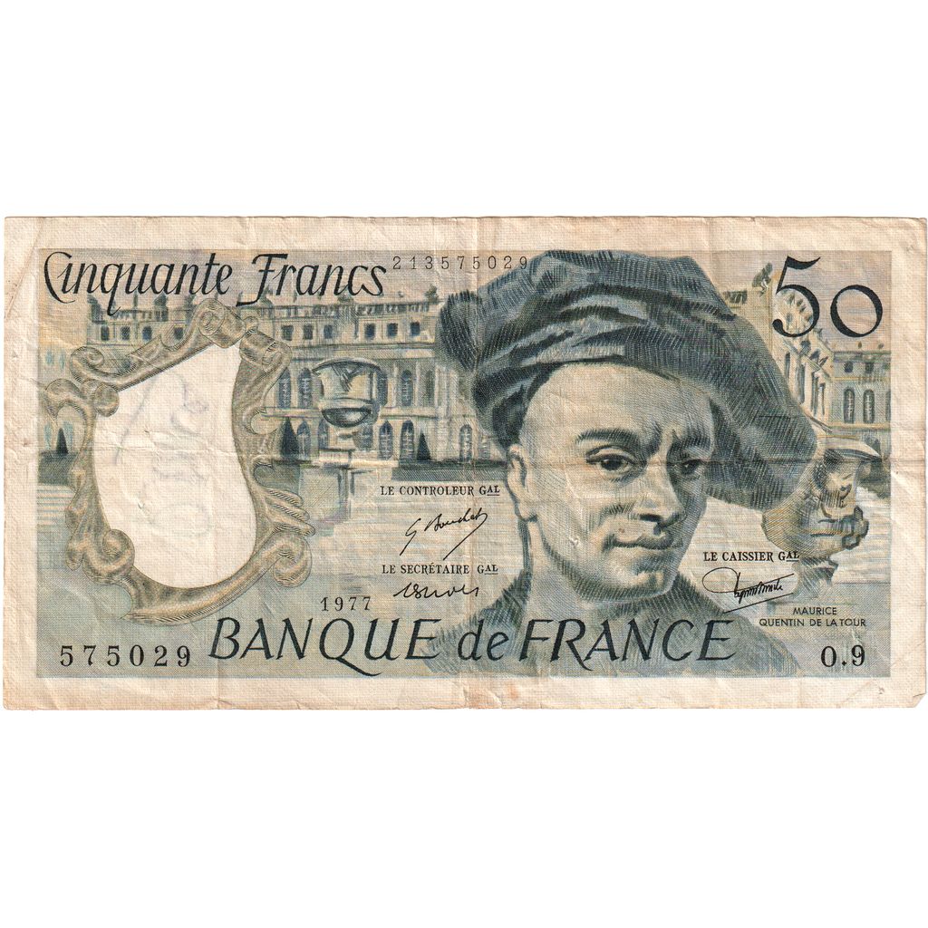 Francia, 50 Francs, Quentin de La Tour, O.9, BC+